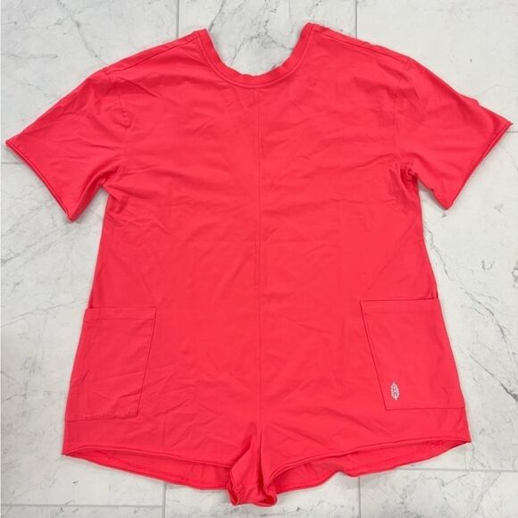 Free People Hot Shot Tee Romper - Picture 2 of 2